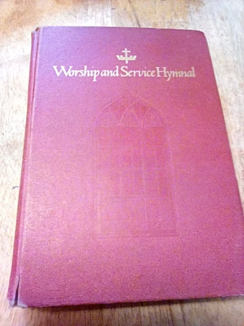 VINTAGE RELIGIOUS WORSHIP and Service Hymnal Book 1957, printed 1964 £6