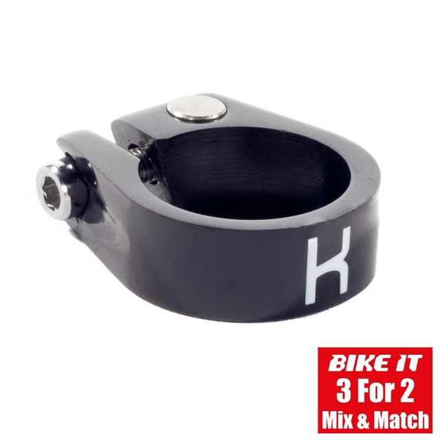 NEW KEIRIN 34.9mm BLACK SEAT POST CLAMP