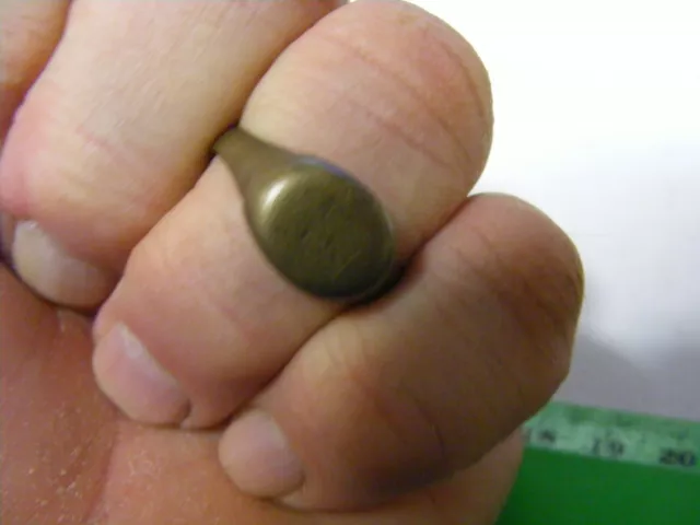 Ancient Roman Ring ..probably EVIL  EYE Protection...18mm inside.(AR-14).