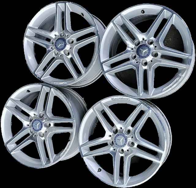4X GENUINE Mercedes C Class AMG 17