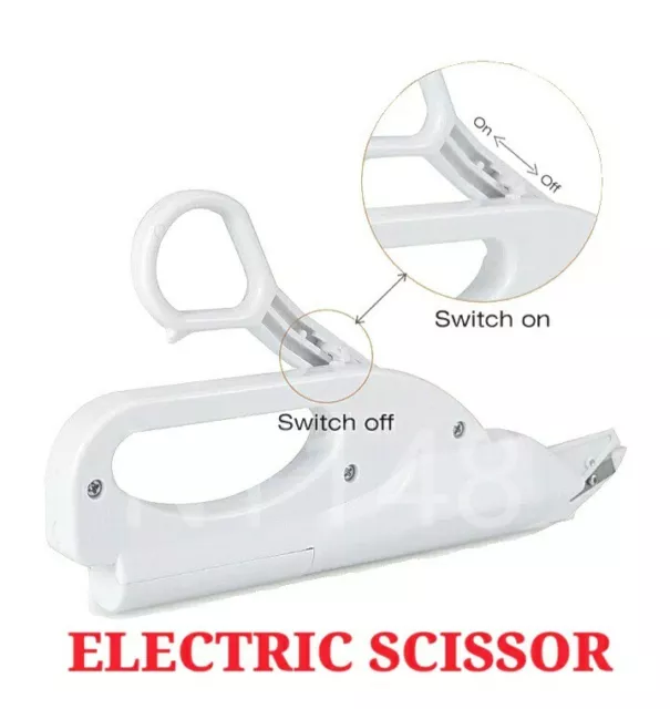 Cordless Power Electric Fabric Scissors Box Cutter for Crafts
