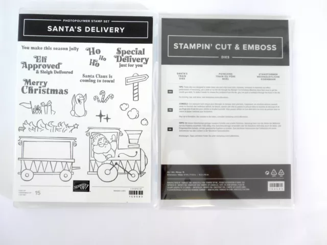 Stampin’ Up! Stempelset+Stanzen "Santa's Delivery+Weihnachtliche Eisenbahn"/ NEU