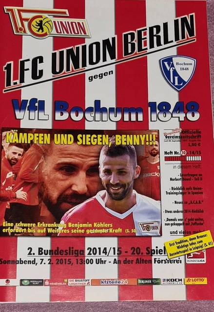 2014/15 2.Bundesliga 1.FC Union Berlin - VFL Bochum