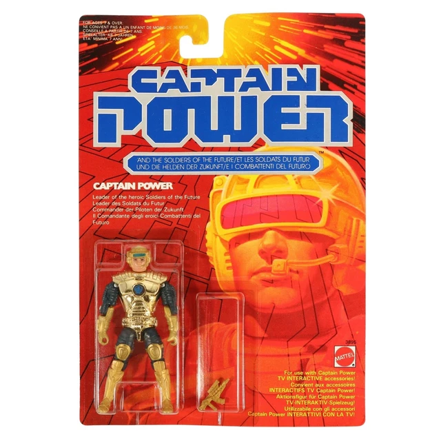Captain Power Et Les Soldats Du Futur - Mattel - Captain Jonathan Power  Europe  P Image 411337 Grande