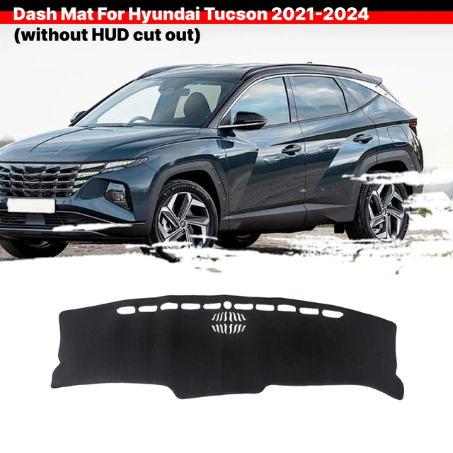 FOR HYUNDAI TUCSON 2021-2024 NO HUD Poly Carpet Dash Dashboard Mat ...