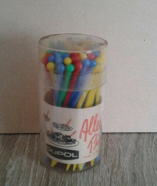 DUPOL ALLESPICKER FRUCHTSPIESSE Spieße Bowlespieße Cocktailspieße alt ...