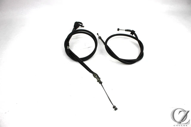 1996 96 Yamaha YZF600R FZR600 Fox Eye Clutch Throttle Cable Set OEM Smooth Pull