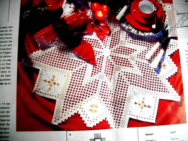 Intermezzo - Weihnachtliche Hardanger Stickerei Teil 3