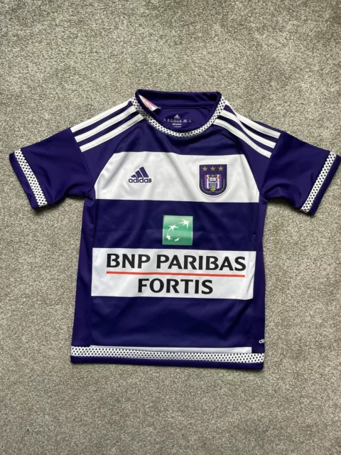 Boys Adidas Anderlecht Football Shirt Top age 7-8