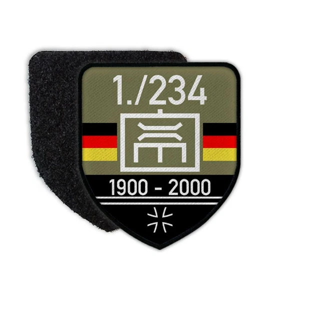 Patch VETERAN Bundeswehr - 75 Mm, Velcro, Pour Veste Ou Uniforme, Personnalisable Sur Demande - 12