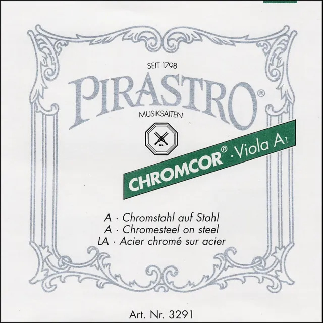 Pirastro Chromcor Series Viola String Set 16.5-16-15.5-15-inch