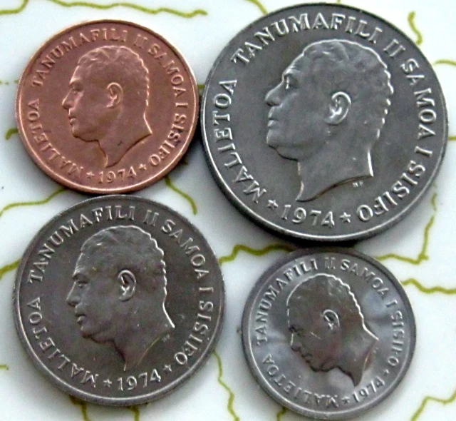 4Coins Samoa 1974 Unc 175-101