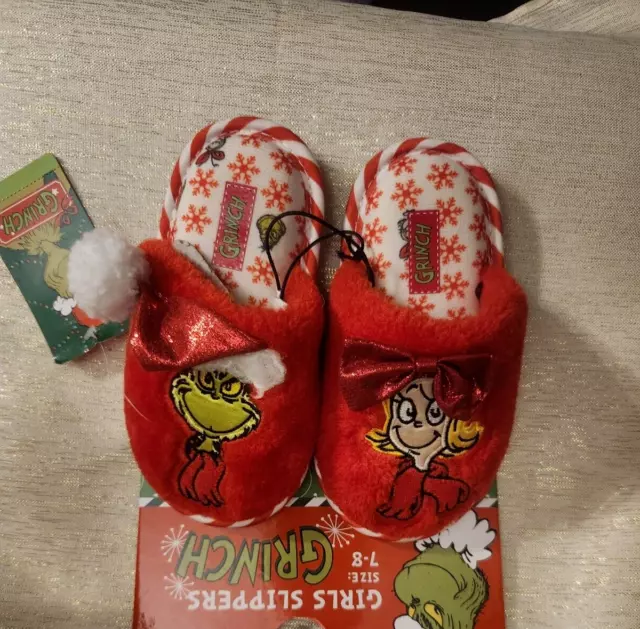 Children s shop grinch slippers