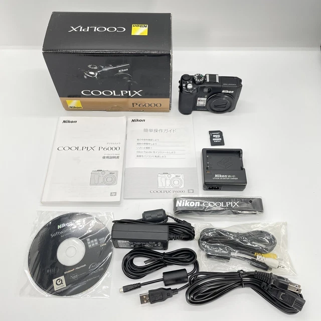 TESTED [NEAR MINT ] Nikon COOLPIX P6000 Black 13.5MP Digital