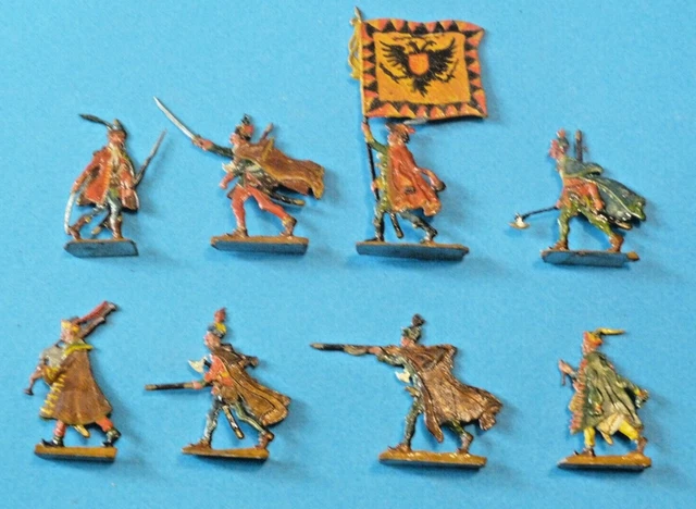 Plats d'étain - Zinnfiguren : Guerre de Sept ans - 12 soldats