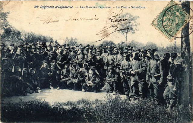 CPA Militaire, Regiment d'Infanterie - Les Marches d'Epreuve (278100)