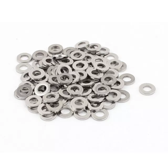 100Pcs M6 x 12mm x 1.5mm 304 en acier inoxydable Rondelle vis Pour Boulon