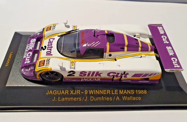IXO 1/43 - JAGUAR XJR 9 SILK CUT - WINNER LE MANS 1988 LM1988 IXO 1/43 - JAGUAR XJR 9 SILK CUT - WINNER LE MANS 1988 LM1988