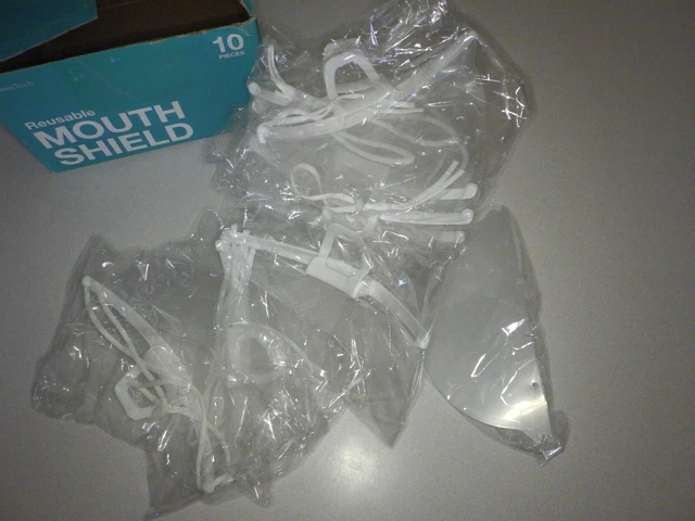 SanwaTech 609 - [10 Pack + 5 replacement lenses] - Anti-Fog Transparent Sanitary