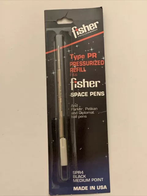 Fisher Space Pen - Refills - SPR4 Pressurized Refill- Black Ink - Medium