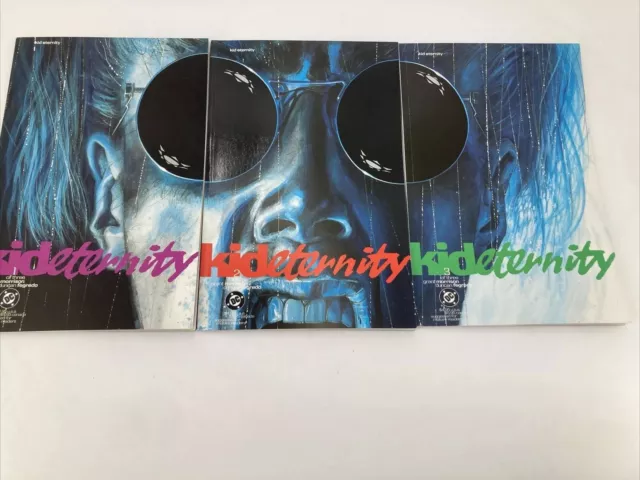 KID ETERNITY 1-3  complete lot of 3 PreVertigo series by GRANT MORRISON DC Comic