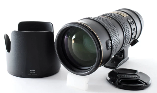 [MINT] NIKON Lens NIKKOR 70-200mm F/2.8 G AF-S ED VR Black without tripod