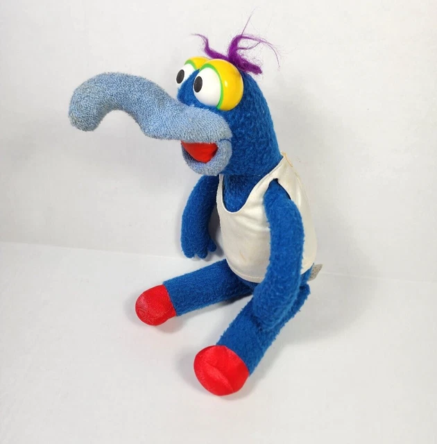 Vintage The Great Gonzo Plush 1981 Fisher Price Muppets 858 NO CAPE 13" Henson