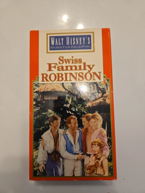 RARE WALT DISNEY Swiss Family Robinson VHS Video Cassette Tape ...