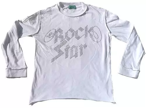 AMPLIFIED ROCK STAR STRASS Kids VINTAGE Long Shirt 134