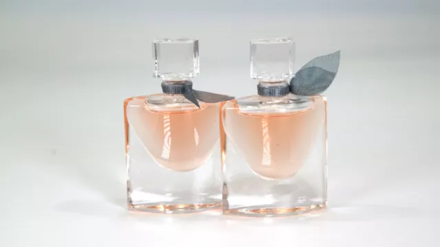 New! 2x Lancome La Vie Est Belle Eau de Parfum 0.14 Oz Each Perfume Mini Bottle