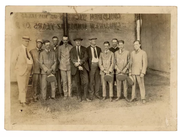 c1920 Ringling Brothers Barnum & Bailey Circus Owners Photo