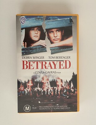 BETRAYED [VHS] WARNER Video Big Box Ex-Rental Tape 1988 Berenger