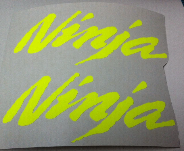 Fluro Yellow MT-07 MT-09 MT-10 Logo Stickers – 100mm X 80mm (Pair)