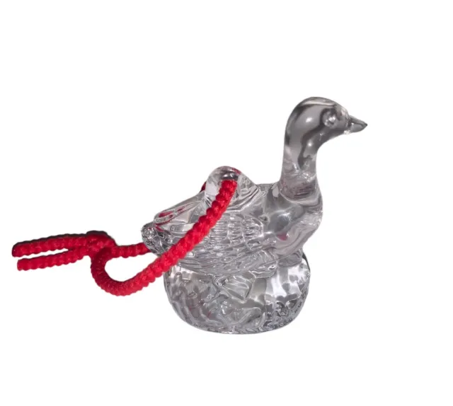 Waterford Crystal Beautiful Duck Christmas Tree Ornament