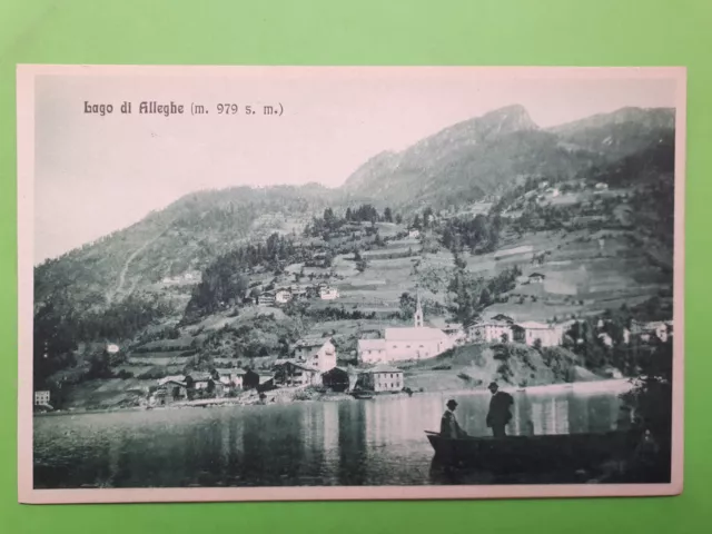 Cartolina - Lago di Alleghe - Belluno - 1920 ca.