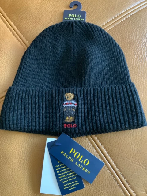 Écharpe Châle Moschino Noire Motif Ours - Laine Mélangée - Neuf Avec étiquette - Fabriqué En Italie