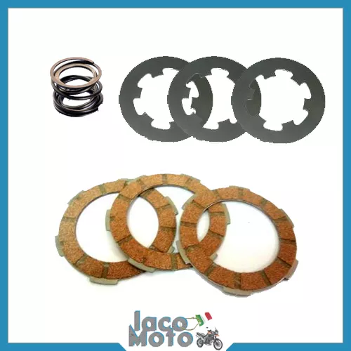 Kit Serie Dischi Frizione COMPLETA VESPA 50 125 Primavera ET3 PK PK XL 50 e 125