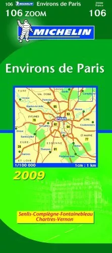 Environs of Paris 2009 (Michelin Zoom Maps): No. 106