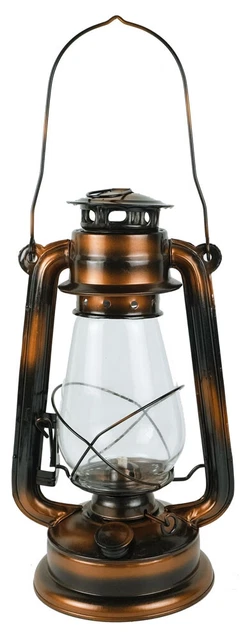 Sturmlaterne mit Petroleumbrenner Schiffslampen Metall Ø=14cm Sea4You