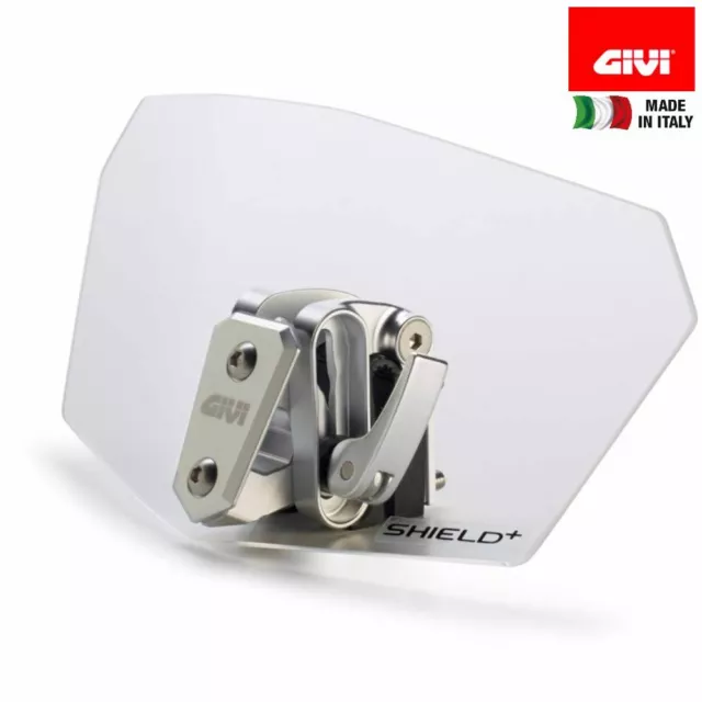 Spoiler Additionnel Réglable Pour Moto Universel Transparent GIVI S180T