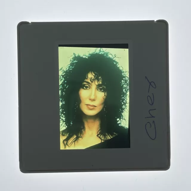 Vintage 35mm Slide S12707 American  Singer Actress Cher