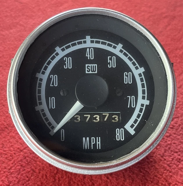 PETERBILT 359 80 mph mechanical speedo gauge speedometer 352 Stewart