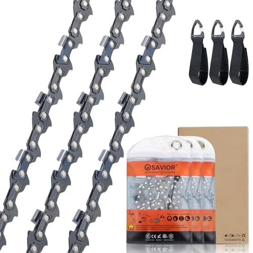 2 Chaînes De Tronçonneuse Pour Stihl MS310 - 50cm 3/8" 72M 1,6mm - Neuf - Compatible