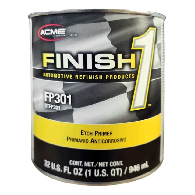 SHERWIN WILLIAMS ACME FP301 Finish 1 Etching Primer 1 Quart FREE
