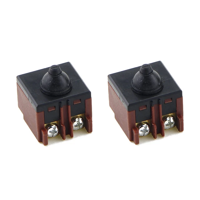 2PCS ANGLE GRINDER Switch Replacement Push Button Switch for Angle