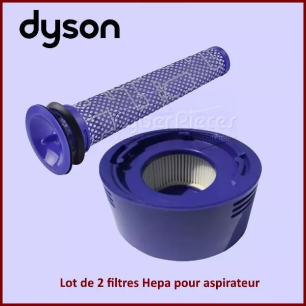 Lot de 2 filtres Hepa pour aspirateur Dyson 96747801 et 96566101