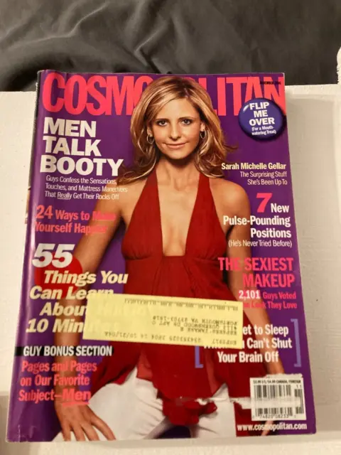 Cosmopolitan Magazine Sarah Michelle Gellar November 2004 BUFFY MATT DAMON MEN