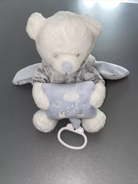 Doudou Peluche Musicale Ours Avec Capuche Lapin Mots D’enfants
