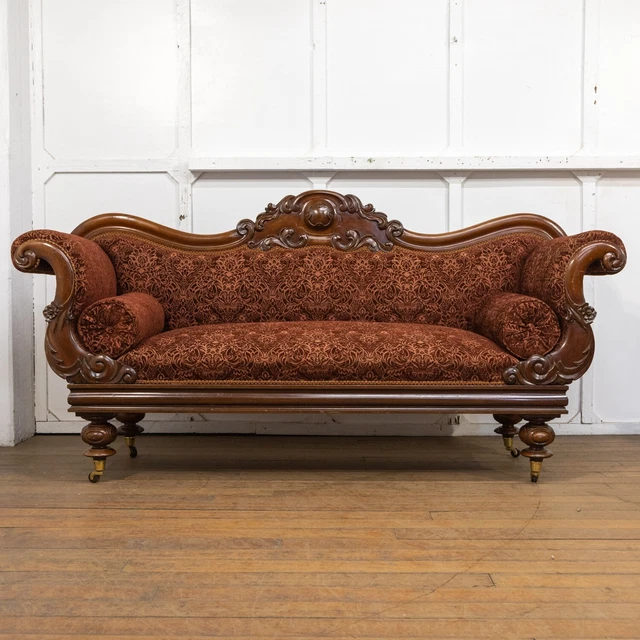 Victorian Mahogany Sofa Rwi8411