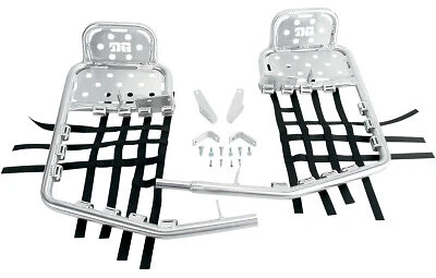 DG Performance HG Alloy Series Nerf Bars Black Bar - Blue Web #607-8450